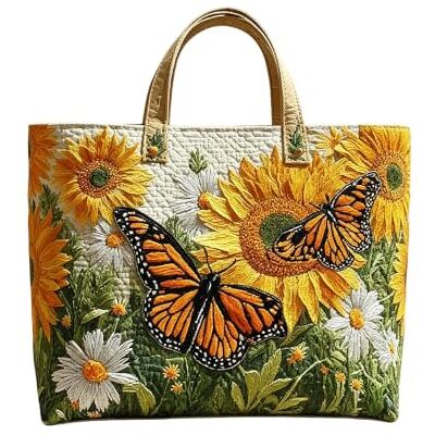 Generic Sac à bandoulière simple, grande capacité, joli sac fourre-tout imprimé matelassé, sac fourre-tout en tissu Oxford pour les courses et les sorties en famille en plein air Generic Sac à bandoulière simple, grande capacité, joli sac fourre-tout imprimé matelassé, sac fourre-tout en tissu Oxford pour les courses et les sorties en famille en plein air