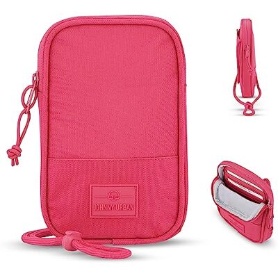 Johnny Urban Pochette pour Telephone Portable Homme & Femme Pink Josh Petit Sacoche Bandoulière pour Voyage, Loisirs & Festivals Casual Messenger Bag Déperlant, Rose Johnny Urban Pochette pour Telephone Portable Homme & Femme Pink Josh Petit Sacoche Bandoulière pour Voyage, Loisirs & Festivals Casual Messenger Bag Déperlant, Rose