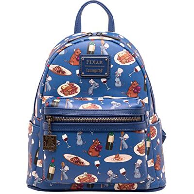 Loungefly Disney Pixar Ratatouille Sac à main double bandoulière pour femme Motif Remy et Emile Multicolore, multicolore Loungefly Disney Pixar Ratatouille Sac à main double bandoulière pour femme Motif Remy et Emile Multicolore, multicolore