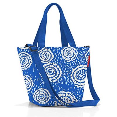 reisenthel Shopper XS ZR Sac à bandoulière pour femme, Batik Strong Blue, XS reisenthel Shopper XS ZR Sac à bandoulière pour femme, Batik Strong Blue, XS