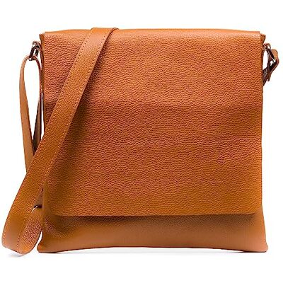 FIRENZE ARTEGIANI . Agnadello Sac Messenger Femme Cuir Véritable Dollaro. 33 x 5 x 33 cm. Couleur : Marron, marron, Utilitaire FIRENZE ARTEGIANI . Agnadello Sac Messenger Femme Cuir Véritable Dollaro. 33 x 5 x 33 cm. Couleur : Marron, marron, Utilitaire