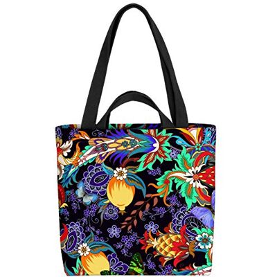 VOID Tropen Orient Paisley Sac de courses 33 x 33 x 14 cm 15 l, multicolore, XXL, décontracté VOID Tropen Orient Paisley Sac de courses 33 x 33 x 14 cm 15 l, multicolore, XXL, décontracté