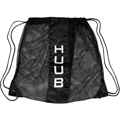 Huub Sac en maille unisexe pour adulte Noir Taille unique Huub Sac en maille unisexe pour adulte Noir Taille unique