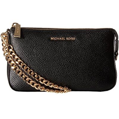 Michael Kors Chain Wallet Jet Set 32F7GFDW6L Noir Femme, Schwarz, Taille Unique Michael Kors Chain Wallet Jet Set 32F7GFDW6L Noir Femme, Schwarz, Taille Unique