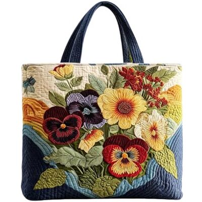 Generic Sac à bandoulière simple, grande capacité, joli sac fourre-tout imprimé matelassé, sac fourre-tout en tissu Oxford pour les courses et les sorties en famille en plein air Generic Sac à bandoulière simple, grande capacité, joli sac fourre-tout imprimé matelassé, sac fourre-tout en tissu Oxford pour les courses et les sorties en famille en plein air