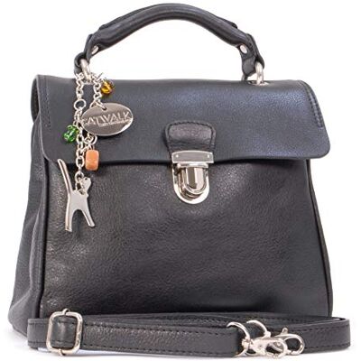 Catwalk Collection Handbags Sac Bandoulière Femme Cuir Sac à Main Moyen Multipoches Bandoulière Réglable et Détachable Pandora Catwalk Collection Handbags Sac Bandoulière Femme Cuir Sac à Main Moyen Multipoches Bandoulière Réglable et Détachable Pandora