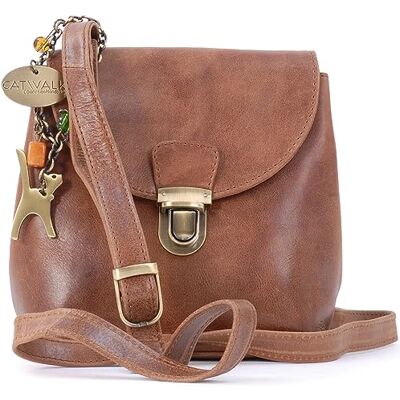 Catwalk Collection Handbags Petit Sac Bandoulière Femme Cuir Sac à Main Porté Croisé Avec Bandoulière Réglable Frankie Catwalk Collection Handbags Petit Sac Bandoulière Femme Cuir Sac à Main Porté Croisé Avec Bandoulière Réglable Frankie