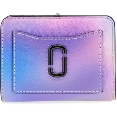 Marc Jacobs The Mini Compact Wallet, Sac Femmes, Blue Multi, Taille Unique Marc Jacobs The Mini Compact Wallet, Sac Femmes, Blue Multi, Taille Unique