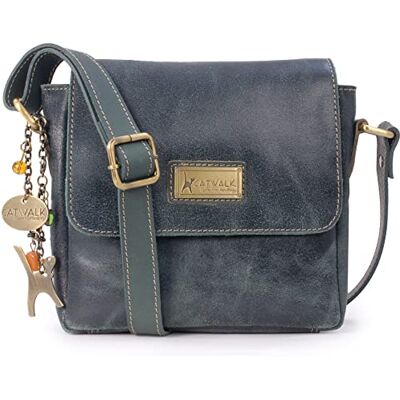 Catwalk Collection Handbags Petit Sac Bandoulière Femme en Cuir Vieilli Moyen Messenger Bag Avec Bandoulière Réglable Sabine S Catwalk Collection Handbags Petit Sac Bandoulière Femme en Cuir Vieilli Moyen Messenger Bag Avec Bandoulière Réglable Sabine S
