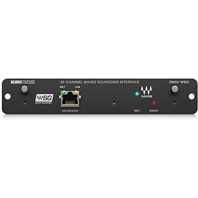 Klark Teknik DN32-WSG Carte d’Extension pour AoIP 32 Canaux à Faible Latence dans les Réseaux WAVES SoundGrid Klark Teknik DN32-WSG Carte d’Extension pour AoIP 32 Canaux à Faible Latence dans les Réseaux WAVES SoundGrid