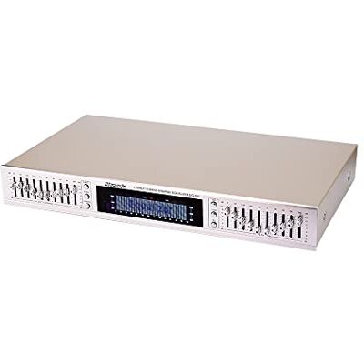 DDARKHORSE Double égaliseur graphique à 10 bandes, mélangeur équilibré HiFi Home EQ (contrôle stéréo des basses Alto contrôle stéréo égaliseur stéréo (Bluetooth intégré),Or DDARKHORSE Double égaliseur graphique à 10 bandes, mélangeur équilibré HiFi Home EQ (contrôle stéréo des basses Alto contrôle stéréo égaliseur stéréo (Bluetooth intégré),Or