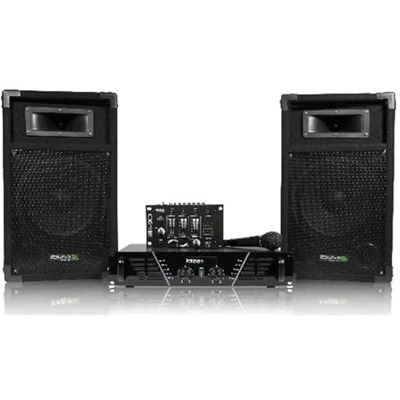 Ibiza Sound-Pack Mixage 480W + Micros HP Ibiza Sound-Pack Mixage 480W + Micros HP