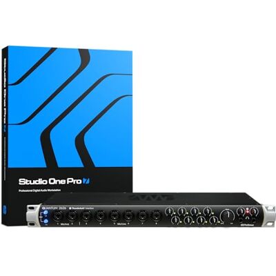PreSonus Quantum ES 2 USB-C Audio Interface 2-kanaals Auto Gain Thuisstudio-opname, automatische gain-instelling, USB-C, Studio One+ 6 maanden lidmaatschap, beginnersvriendelijk PreSonus Quantum ES 2 USB-C Audio Interface 2-kanaals Auto Gain Thuisstudio-opname, automatische gain-instelling, USB-C, Studio One+ 6 maanden lidmaatschap, beginnersvriendelijk