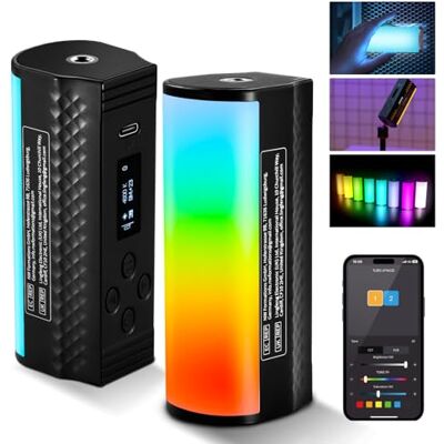 NEEWER Baguette lumineuse magnétique Pro avec contrôle DMX APP/effets Effets personnalisés, groupe de lumière, 360° Full RVB, 2600mAh 2500K-10000K, 17 scènes, enregistrement vidéo en streaming NEEWER Baguette lumineuse magnétique Pro avec contrôle DMX APP/effets Effets personnalisés, groupe de lumière, 360° Full RVB, 2600mAh 2500K-10000K, 17 scènes, enregistrement vidéo en streaming