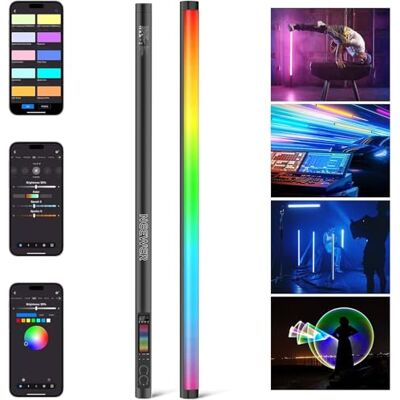 NEEWER TL60 Bâton lumineux RVB pour appareil photo Couleur unie Prise en charge de l'application / 2,4 G/DMX Effets 7 pixels 18 scènes 2500 K-10000 K CRI97+ TLCI98+ Batterie 3000 mAh NEEWER TL60 Bâton lumineux RVB pour appareil photo Couleur unie Prise en charge de l'application / 2,4 G/DMX Effets 7 pixels 18 scènes 2500 K-10000 K CRI97+ TLCI98+ Batterie 3000 mAh