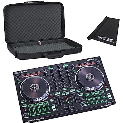 Roland DJ-202 Contrôleur DJ USB 4 canaux + étui Gator + chiffon microfibre Keepdrum Roland DJ-202 Contrôleur DJ USB 4 canaux + étui Gator + chiffon microfibre Keepdrum