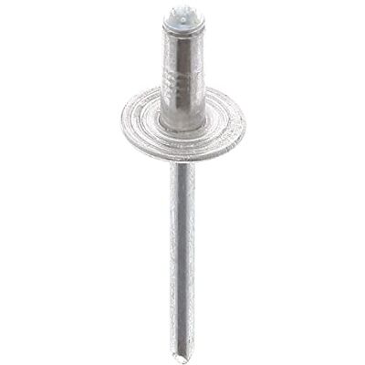 Restagraf Rivet Aluminium Tête Large en Sachet, 4mm x 10mm, Lot de 90 Restagraf Rivet Aluminium Tête Large en Sachet, 4mm x 10mm, Lot de 90