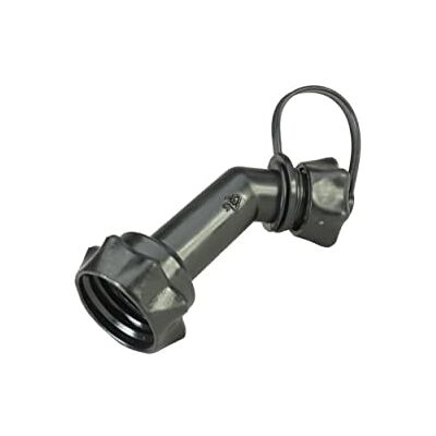 hünersdorff Tuyau d'écoulement rigide avec fermeture HD-PE pour petits bidons et bidons doubles ECO+PROFI, noir, 819911 hünersdorff Tuyau d'écoulement rigide avec fermeture HD-PE pour petits bidons et bidons doubles ECO+PROFI, noir, 819911