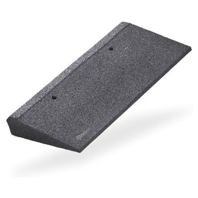 bepco Rampe de trottoir en fibre de caoutchouc (noire) rampe rampe de seuil avec rondelles de fixation (50 x 25 x 6 cm) bepco Rampe de trottoir en fibre de caoutchouc (noire) rampe rampe de seuil avec rondelles de fixation (50 x 25 x 6 cm)