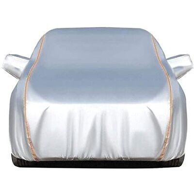 Ansixeay Housse de voiture complète pour Citroën C3 Heartland 2024, toutes saisons, avec fermeture éclair de porte, imperméable, coupe-vent, protection contre le soleil, la pluie, la neige Ansixeay Housse de voiture complète pour Citroën C3 Heartland 2024, toutes saisons, avec fermeture éclair de porte, imperméable, coupe-vent, protection contre le soleil, la pluie, la neige