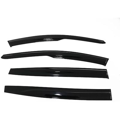 OMAC Lot de 4 déflecteurs d'air compatibles avec Dacia Sandero III 2021-2022 En verre acrylique Pour fenêtre de voiture Avec réflecteurs adhésifs Noir OMAC Lot de 4 déflecteurs d'air compatibles avec Dacia Sandero III 2021-2022 En verre acrylique Pour fenêtre de voiture Avec réflecteurs adhésifs Noir