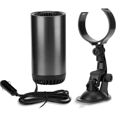 yotutun Chauffage de voiture portable 2 en 1 12 V 150 W Chauffage rapide Dégivreur avec ventouse Dégivreur de pare-brise Allume-cigare yotutun Chauffage de voiture portable 2 en 1 12 V 150 W Chauffage rapide Dégivreur avec ventouse Dégivreur de pare-brise Allume-cigare