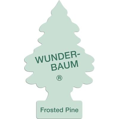 WUNDER-BAUM Désodorisant pour voiture I Pendentif pour parfum longue durée dans la voiture ou à la maison I Pin givré, 1 pièce WUNDER-BAUM Désodorisant pour voiture I Pendentif pour parfum longue durée dans la voiture ou à la maison I Pin givré, 1 pièce