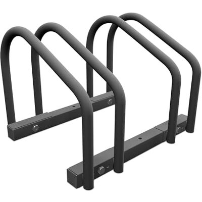 Relaxdays Support pour Vélos - 2 Vélos, Intérieur/Extérieur Relaxdays Support pour Vélos - 2 Vélos, Intérieur/Extérieur