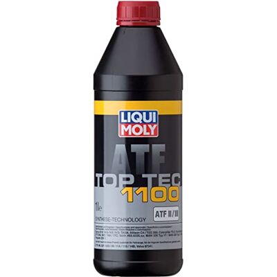 Liqui Moly Top Tec ATF 1100 1 L Huile de transmission Huile hydraulique Réf. : 3651, incolore Liqui Moly Top Tec ATF 1100 1 L Huile de transmission Huile hydraulique Réf. : 3651, incolore