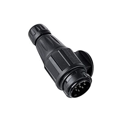 BEIJISTAR Prise Remorque 13 Broches, 12V Étanche Connecteur Prise Remorque 13 Broches Mâle, pour Caravane RV Voiture Bateau BEIJISTAR Prise Remorque 13 Broches, 12V Étanche Connecteur Prise Remorque 13 Broches Mâle, pour Caravane RV Voiture Bateau