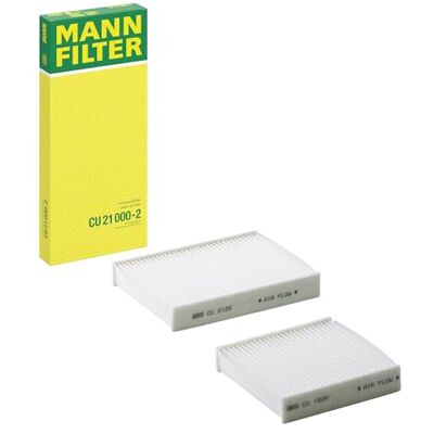 Filtre intérieur MANN-FILTER CU 21 000-2 pour voitures Filtre intérieur MANN-FILTER CU 21 000-2 pour voitures