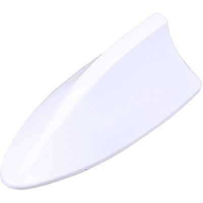 Possbay , Antenne de voiture universelle en forme d'aileron de requin pour SUV, camion, camionnette, voiture (Blanc) Possbay , Antenne de voiture universelle en forme d'aileron de requin pour SUV, camion, camionnette, voiture (Blanc)