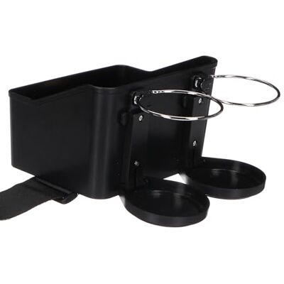 Organisateur de voiture Sixtol - Porte-gobelets double - Noir Organisateur de voiture Sixtol - Porte-gobelets double - Noir