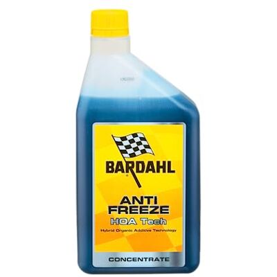 Bardahl Antifreeze HOA Tech Concentrate Liquide réfrigérant, liquide de refroidissement pour voiture, moto et véhicules commerciaux avec fluides HOAT, -37°C +108°C, 1 litre Bardahl Antifreeze HOA Tech Concentrate Liquide réfrigérant, liquide de refroidissement pour voiture, moto et véhicules commerciaux avec fluides HOAT, -37°C +108°C, 1 litre