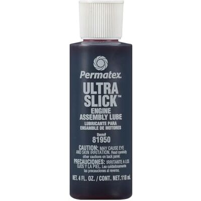 Permatex 81950 Ultra Slick Lubrifiant pour assemblage de moteur rouge, essentiel pour les reconstructions ou les reconstructions de moteur, formule 1 x 118 ml Permatex 81950 Ultra Slick Lubrifiant pour assemblage de moteur rouge, essentiel pour les reconstructions ou les reconstructions de moteur, formule 1 x 118 ml