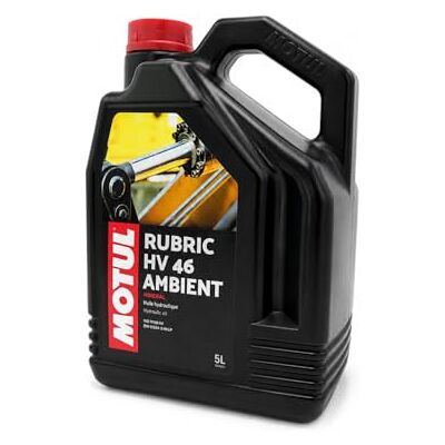 Motul Huile fluide hydraulique Rubric HV 46 Ambient 5L pour TP agricole Neuf Motul Huile fluide hydraulique Rubric HV 46 Ambient 5L pour TP agricole Neuf