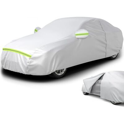 Tefebatu Housse de voiture pour Audi A5 Sportback 45 TFSI Quattro 2024-2028, toutes saisons, avec fermeture éclair de porte, imperméable, coupe-vent, protection contre le soleil, la pluie, la neige Tefebatu Housse de voiture pour Audi A5 Sportback 45 TFSI Quattro 2024-2028, toutes saisons, avec fermeture éclair de porte, imperméable, coupe-vent, protection contre le soleil, la pluie, la neige