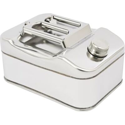 SanBouSi Bidon d'essence 10 l en acier inoxydable Bidon épais Bidon de réserve pour voiture Bidon de transport d'huile Réservoir d'eau avec tube SanBouSi Bidon d'essence 10 l en acier inoxydable Bidon épais Bidon de réserve pour voiture Bidon de transport d'huile Réservoir d'eau avec tube