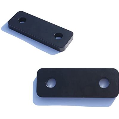 XIMPLIO Plaque d'écartement universelle de 12 mm pour attelage de remorque Plaque ŕ visser avec trou de 90 mm (sans kit de vis, trou 90 mm, 12 mm) XIMPLIO Plaque d'écartement universelle de 12 mm pour attelage de remorque Plaque ŕ visser avec trou de 90 mm (sans kit de vis, trou 90 mm, 12 mm)