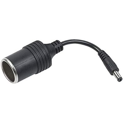 revolt Adaptateur fiche creuse (5,5 mm x 2,1 mm) vers prise allume-cigare 12 V revolt Adaptateur fiche creuse (5,5 mm x 2,1 mm) vers prise allume-cigare 12 V