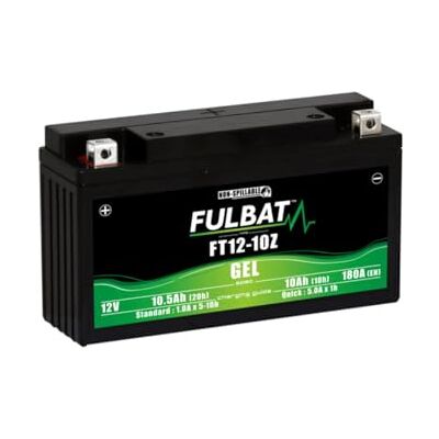 Fulbat Batterie de moto BT12-10Z BS compatible avec Zones Urban 125 ANNÉE 2022 Batterie BT12-10Z BS fournie prête et chargée à utiliser 10 Ah Ampères 12 Volts 194 x 112 x 59 mm Fulbat Batterie de moto BT12-10Z BS compatible avec Zones Urban 125 ANNÉE 2022 Batterie BT12-10Z BS fournie prête et chargée à utiliser 10 Ah Ampères 12 Volts 194 x 112 x 59 mm