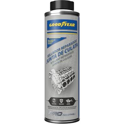 Goodyear Scellant et réparateur de Joints de Culasse Pro Additives. Additif pour système de Refroidissement 250ml Goodyear Scellant et réparateur de Joints de Culasse Pro Additives. Additif pour système de Refroidissement 250ml