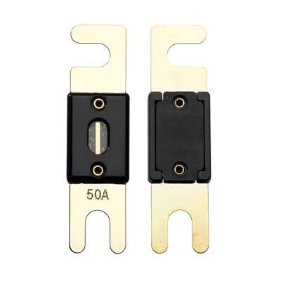 Offgridtec Lot de 5 fusibles ANL DIN43560/1 50 A 72 V Offgridtec Lot de 5 fusibles ANL DIN43560/1 50 A 72 V