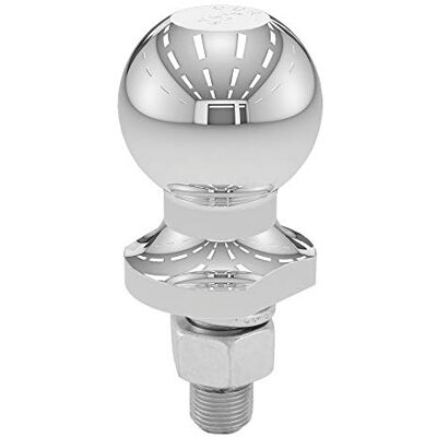 CURT 40097 Chrome ATV UTV Boule d'attelage de tracteur de pelouse, 0,9 kg, diamètre 5,1 cm, tige 5/8" x 1-3/4 CURT 40097 Chrome ATV UTV Boule d'attelage de tracteur de pelouse, 0,9 kg, diamètre 5,1 cm, tige 5/8" x 1-3/4