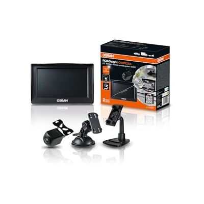OSRAM ROADsight Système de caméra de recul sans fil, OWRCS4, moniteur numérique 4,3 pouces, champ de vision de 110° OSRAM ROADsight Système de caméra de recul sans fil, OWRCS4, moniteur numérique 4,3 pouces, champ de vision de 110°