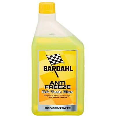 Bardahl Antifreeze OA Tech Plus Concentrate Liquide réfrigérant, Liquide Radiateur pour Voiture, Moto et Véhicules Commerciaux avec Fluides Oat, -37°C +108°C, 1 litre Bardahl Antifreeze OA Tech Plus Concentrate Liquide réfrigérant, Liquide Radiateur pour Voiture, Moto et Véhicules Commerciaux avec Fluides Oat, -37°C +108°C, 1 litre