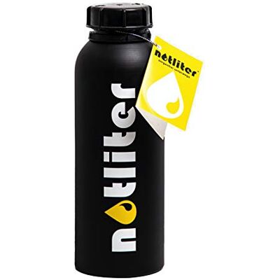 notliter Reatowrol Bidon 1,25 l, noir mat, carburant essence et diesel, permis de conduire, cadeau voiture moto biker notliter Reatowrol Bidon 1,25 l, noir mat, carburant essence et diesel, permis de conduire, cadeau voiture moto biker