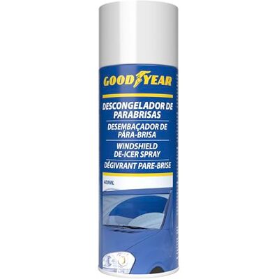 Goodyear GOD9046 Dégivrant Pare-Brise 400 ML Élimine la Glace et Le Givre efficacement et Rapidement Goodyear GOD9046 Dégivrant Pare-Brise 400 ML Élimine la Glace et Le Givre efficacement et Rapidement