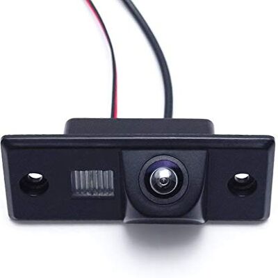 Kalakus Caméra de Recul Voiture Plaque D'immatriculation étanche Couleur HD Vision Nocturne pour VW Touareg/Tiguan Santana/Jetta/Bora/Polo Skoda Fabia Scirocco/Golf 4/5/6 Variant/Cayenne Kalakus Caméra de Recul Voiture Plaque D'immatriculation étanche Couleur HD Vision Nocturne pour VW Touareg/Tiguan Santana/Jetta/Bora/Polo Skoda Fabia Scirocco/Golf 4/5/6 Variant/Cayenne