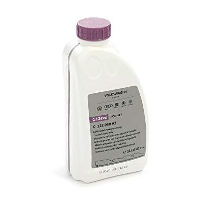 Volkswagen G12E050A2 Liquide de Refroidissement G12evo Liquide Mélange Prêt À L'em Ploi Prêt Mélange, 1 Litre Volkswagen G12E050A2 Liquide de Refroidissement G12evo Liquide Mélange Prêt À L'em Ploi Prêt Mélange, 1 Litre